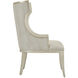 Garson Silver Leaf and Fresh Files Linen Chair