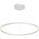 Cerchio Pendant Ceiling Light in White