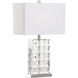 Josette 18 inch 100.00 watt Silver Table Lamp Portable Light