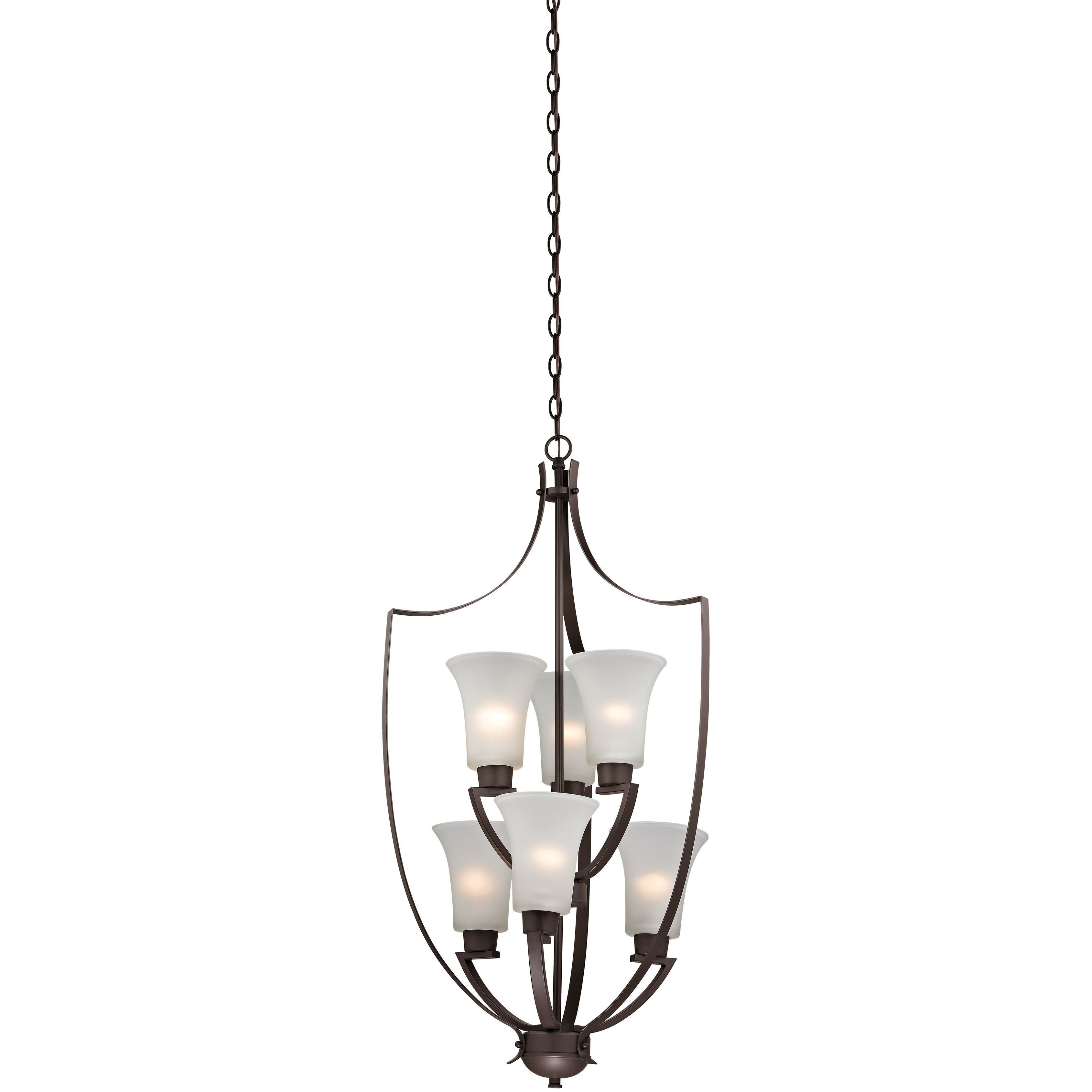 Foyer 6 Light 21 inch Oil Rubbed Bronze Chandelier Ceiling Light