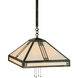 Prairie 4 Light 18.12 inch Verdigris Patina Pendant Ceiling Light in White Opalescent