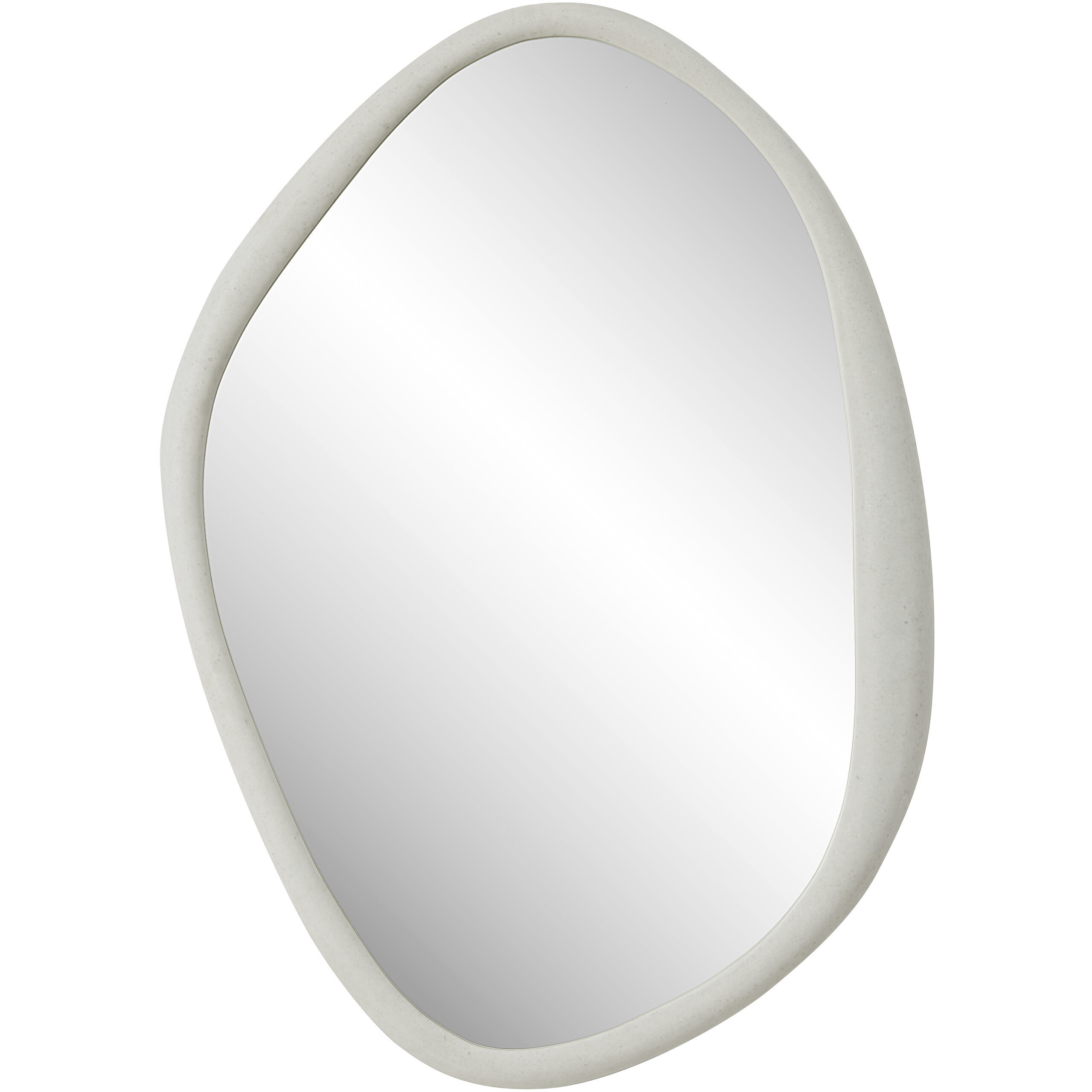 Folignio 40 X 30 inch Rice Stone Mirror