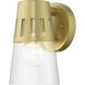 Covington 1 Light 8 inch Soft Gold Outdoor Wall Lantern, Small