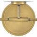 Kline LED 23.75 inch Heritage Brass Bath Light Wall Light
