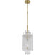 Ackerly 1 Light 8.5 inch Aged Brass Chandelier Ceiling Light