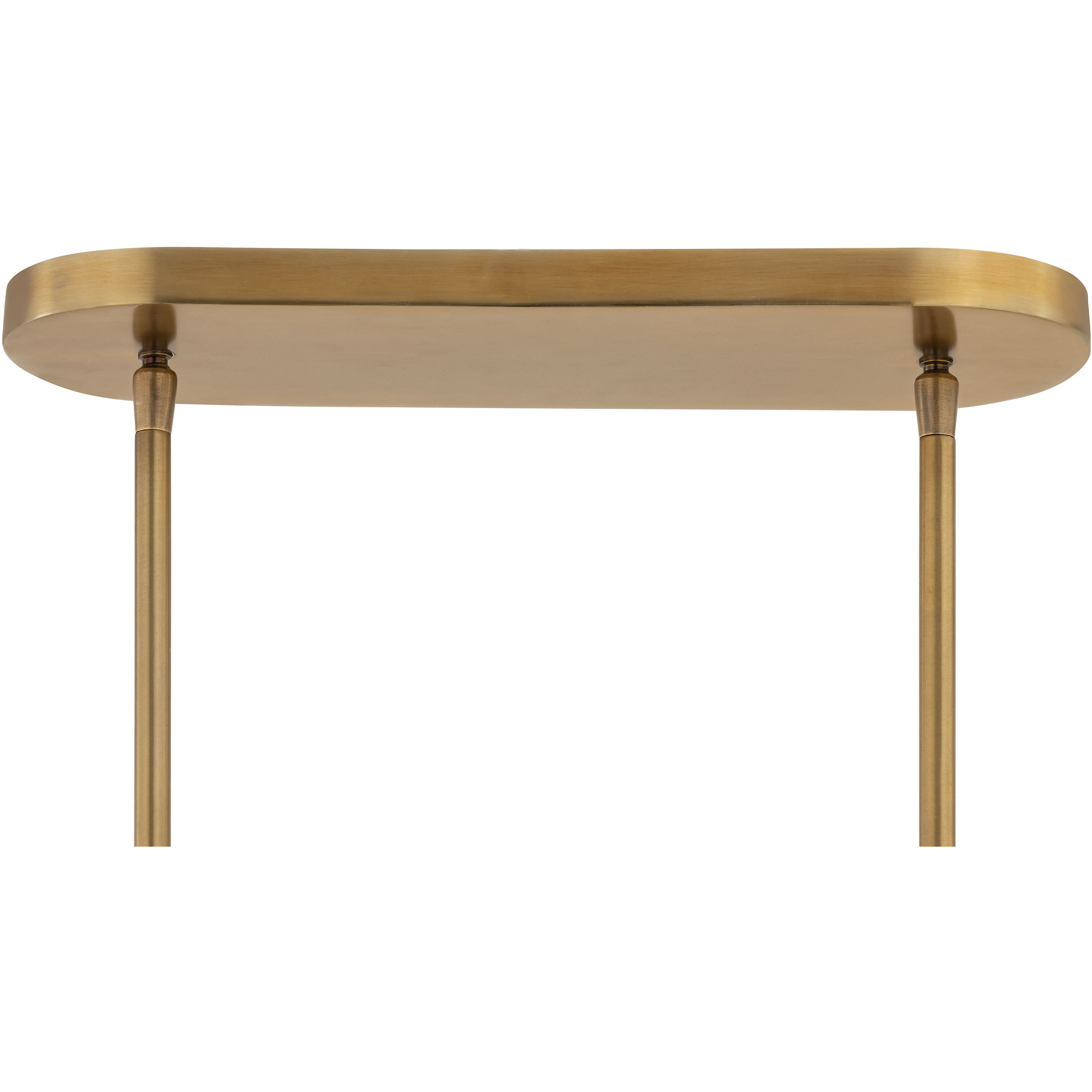 Nebri 5 Light 42.5 inch Legacy Brass Linear Chandelier Ceiling Light