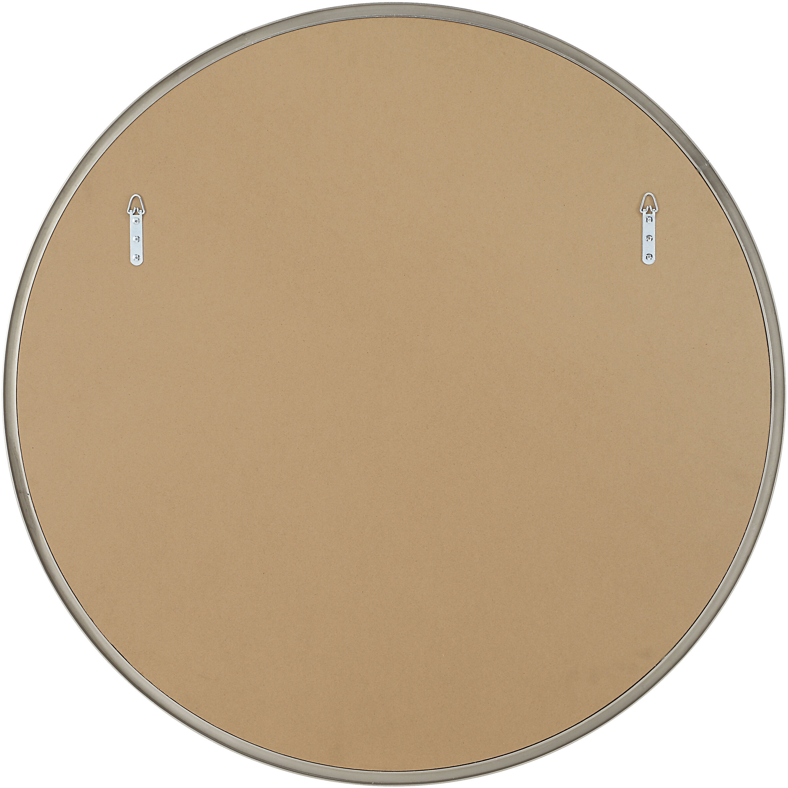 Oltimo 40 X 40 inch Matte Satin Nickel Wall Mirror