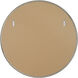 Oltimo 40 X 40 inch Matte Satin Nickel Wall Mirror