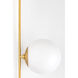 Gina 1 Light 7 inch Aged Brass Wall Sconce Wall Light