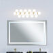 Arya LED 8 inch Satin Gold Wall Light