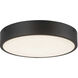 Alora Mood Adelaide LED 11.13 inch Matte Black Flush Mount Ceiling Light