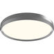 Skylight 18 inch Satin Nickel Flush Mount Ceiling Light