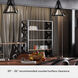 Rafner 1 Light 10.25 inch Natural Black Iron Pendant Ceiling Light