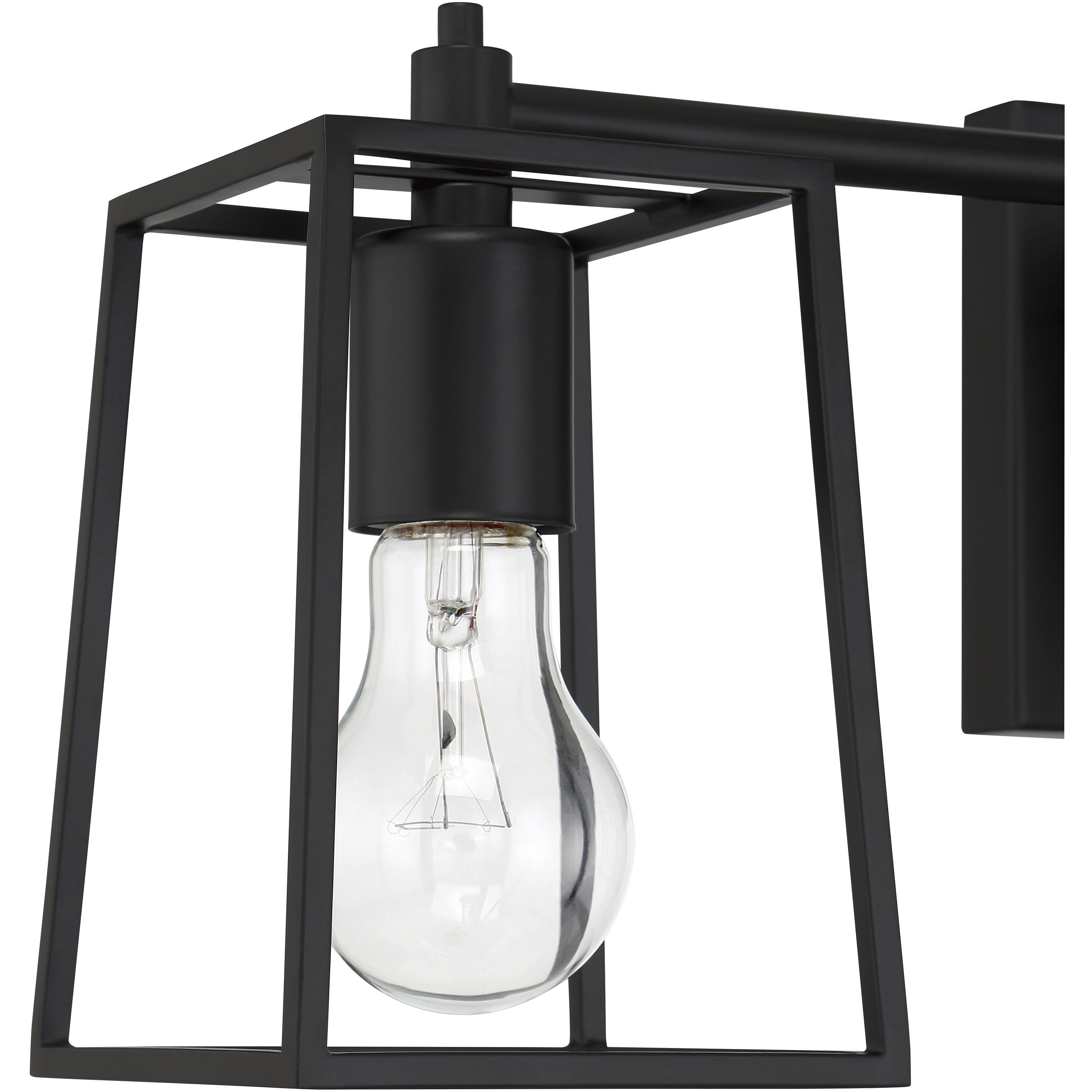 Dunn 3 Light 23 inch Flat Black Vanity Light Wall Light