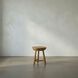 Basel 16.5 inch Clear Coat Semi Gloss Stool