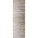 Vibe 36 X 24 inch Light Gray/Dark Brown/Ivory Rugs in 2 x 3, Cotton
