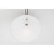 Giselle 8 Light 48 inch Polished Nickel Semi-flush Ceiling Light