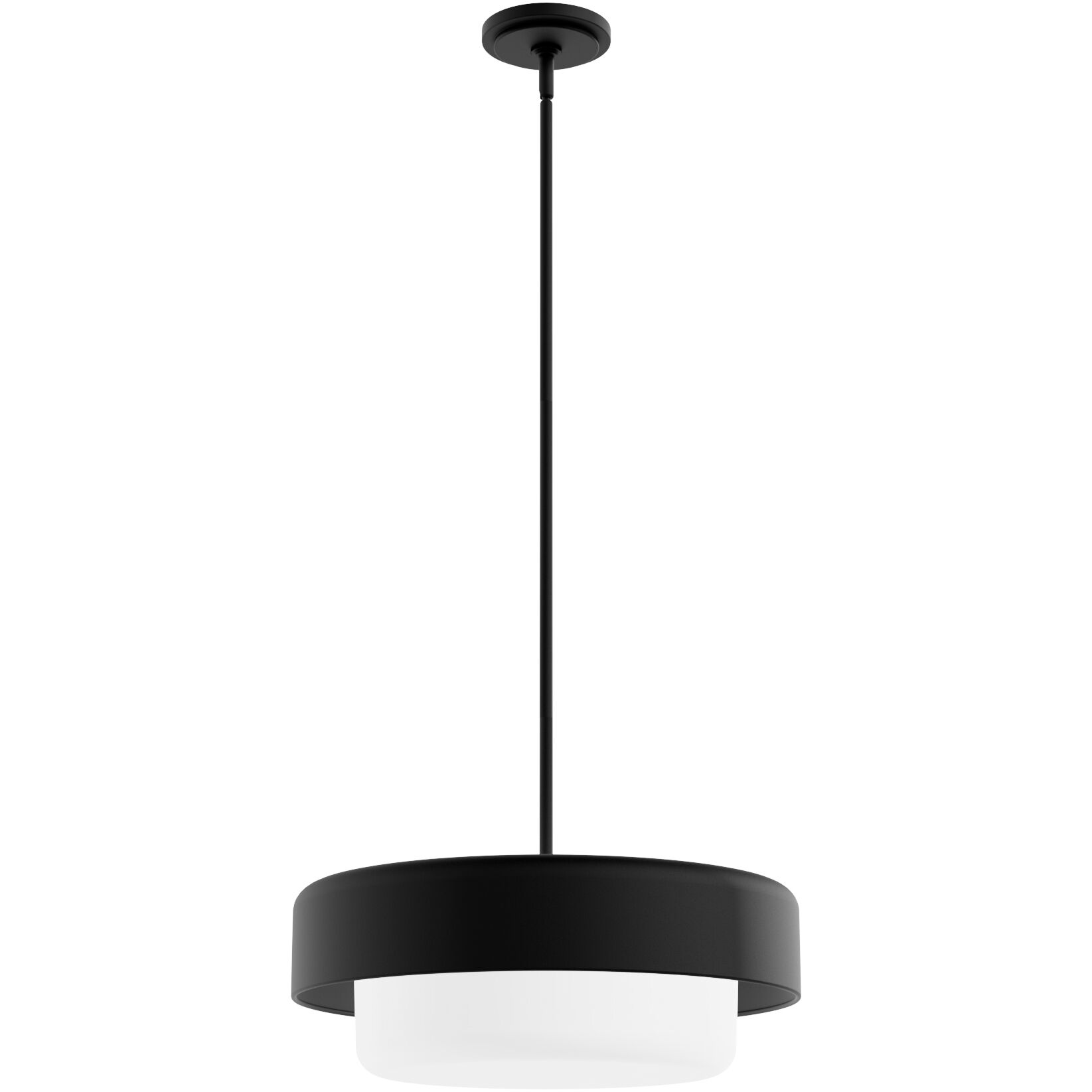 Station 3 Light 18 inch Natural Black Iron Pendant Ceiling Light, Large