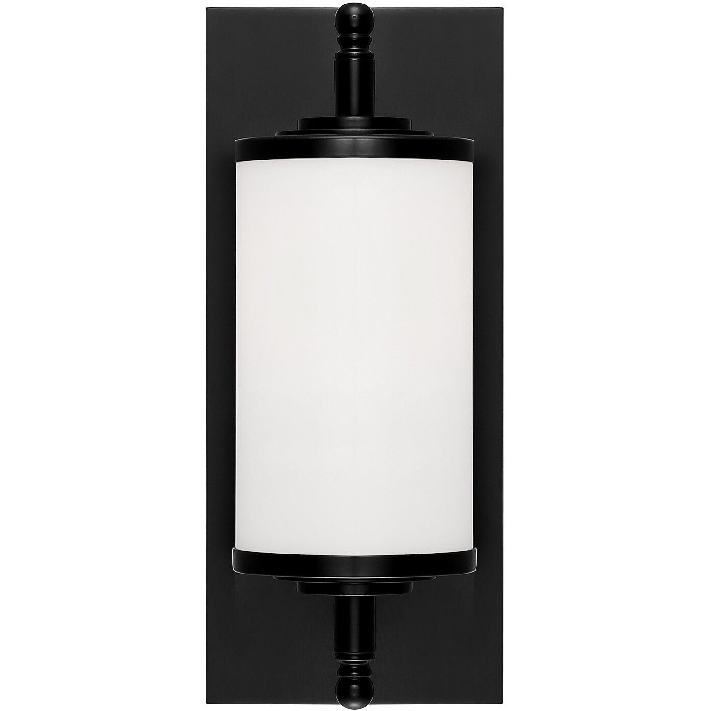 Foster Bath Sconce Wall Light in Matte Black