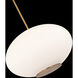 Illusion 1 Light 16 inch Aged Brass Pendant Ceiling Light in 3500K