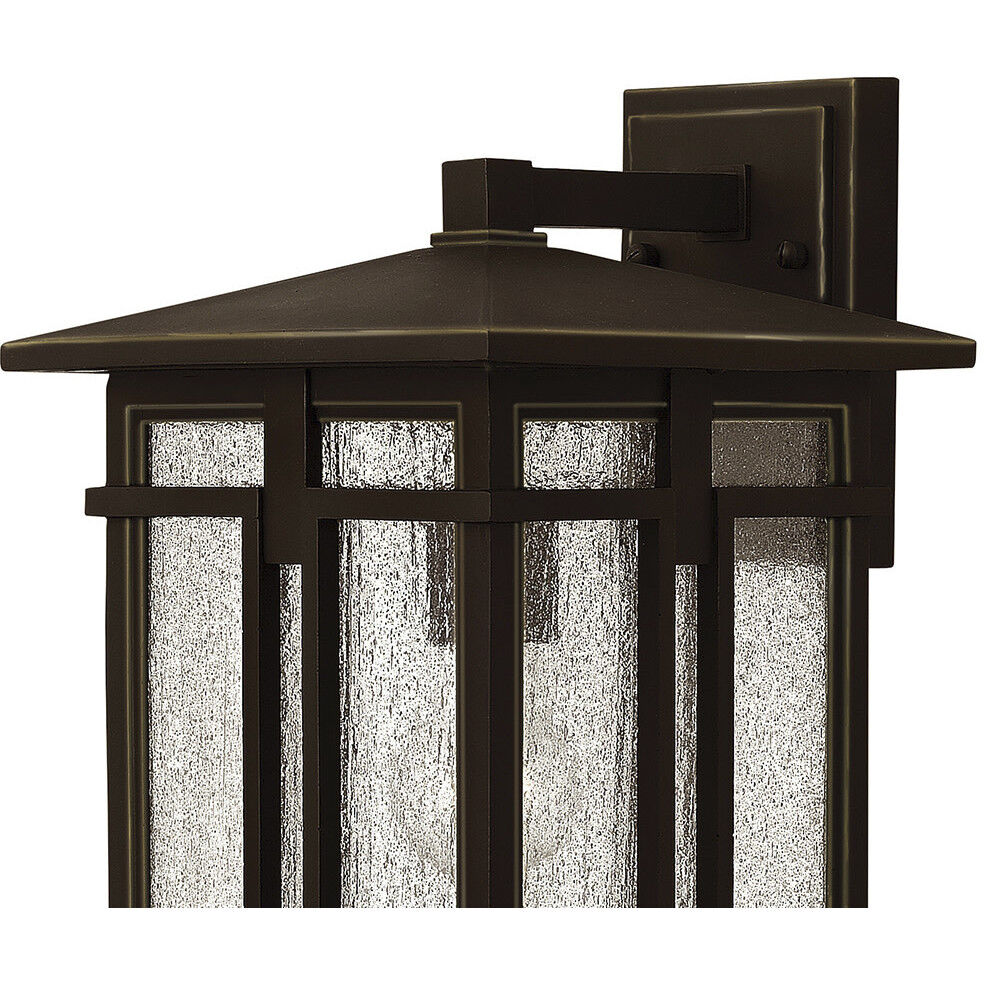 Tucker Outdoor Wall Mount Lantern in Oil Rubbed Bronze, Medium