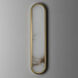 Plinth LED 5.25 inch Natural Aged Brass ADA Wall Sconce Wall Light