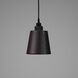 Hooked 1.0 LED 5.51 inch Graphite / Smoked Bronze Pendant Ceiling Light