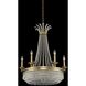 Tavo 9 Light 26 inch Winter Brass Chandelier Pendant Ceiling Light
