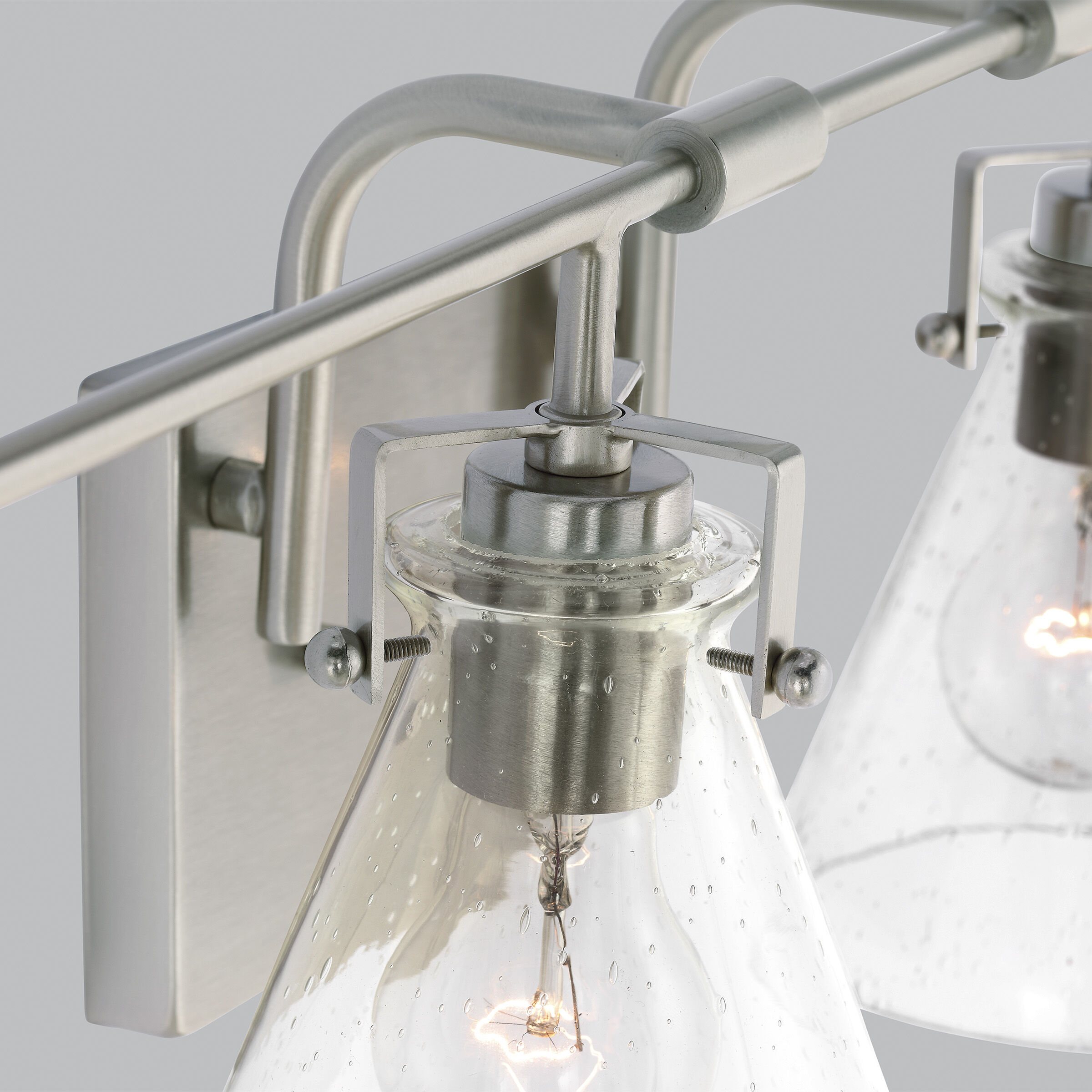 Jaden Bath Vanity Wall Sconce Wall Light in Brushed Nickel