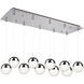 Pluto Multi Pendant Ceiling Light in Chrome