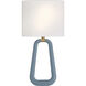 Jori Bath Wall Light in Aged Brass and Blue