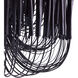 Tilda 6 Light 36 inch Black Chandelier Ceiling Light, Large