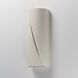 Puff LED 16 inch Chaulk White Outdoor Wall Mount