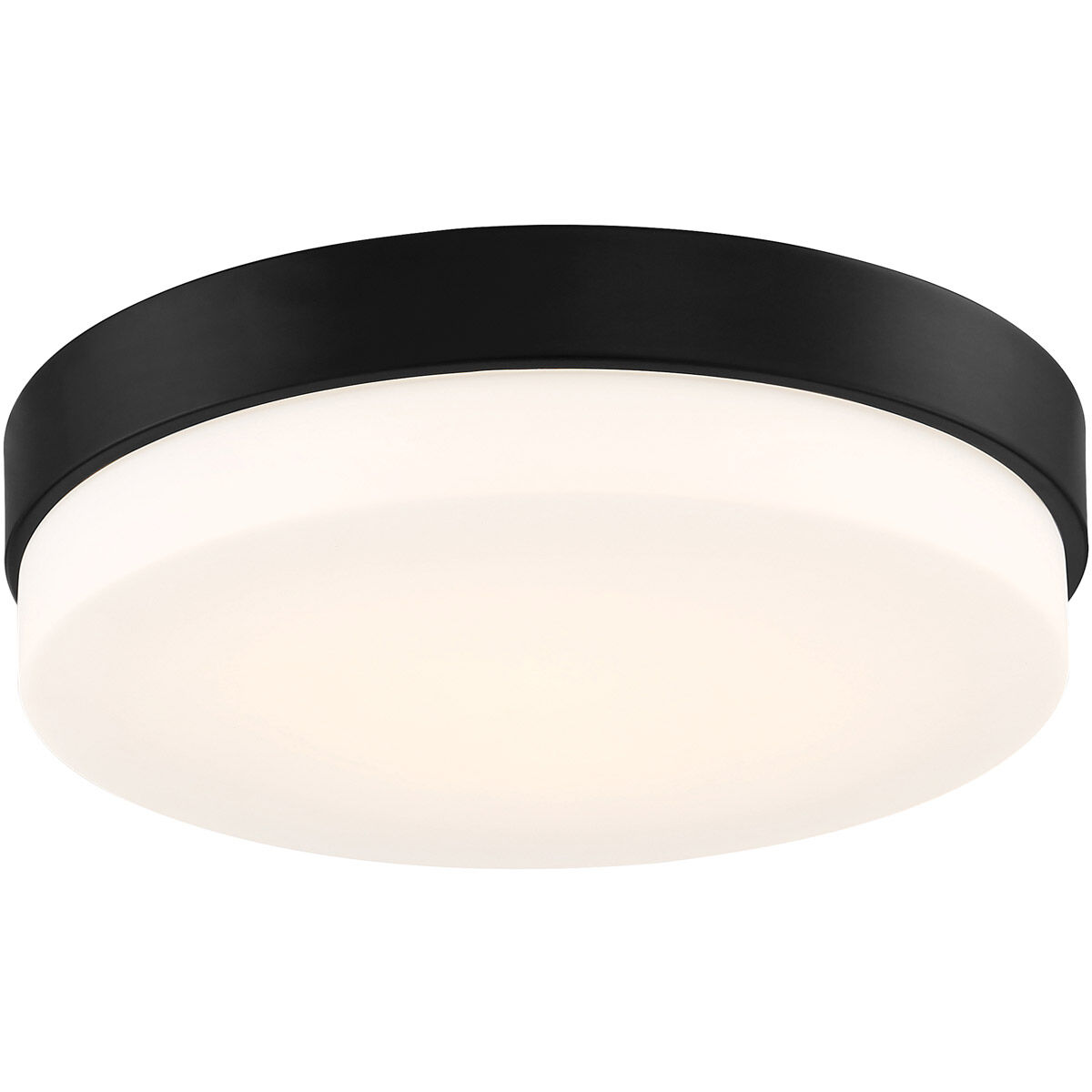 Roma LED 14 inch Matte Black Flush Mount Ceiling Light