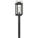 Coastal Elements Atwater 1 Light 23 inch Black Outdoor Post Mount Lantern in Non-LED