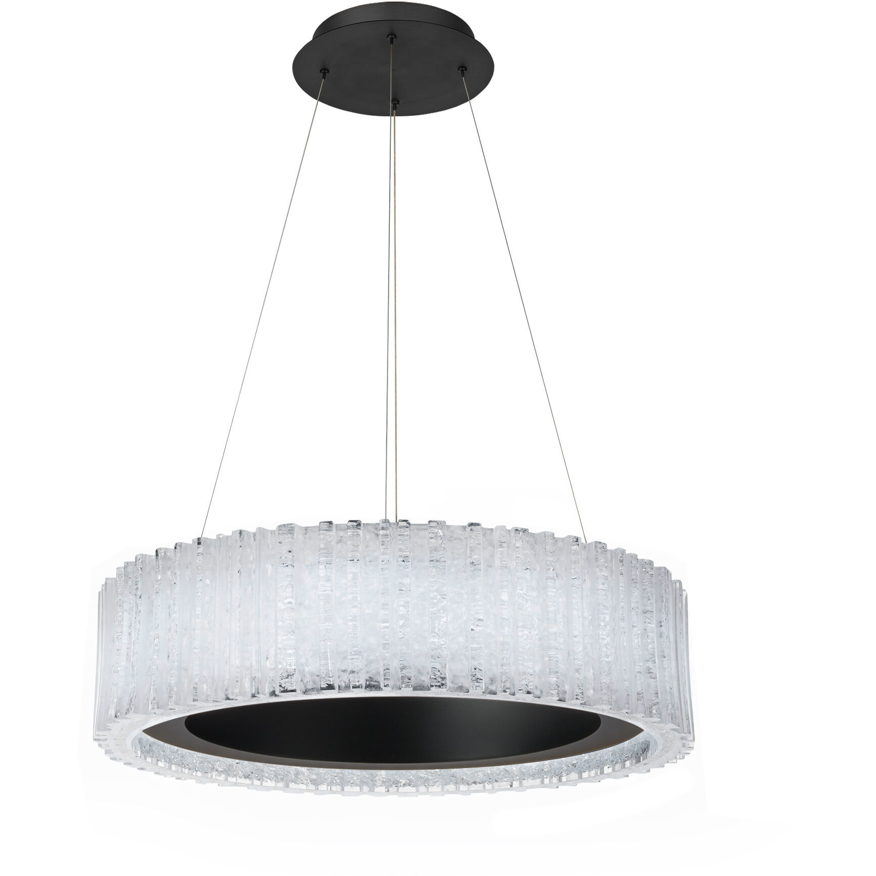 Rhiannon 1 Light 28.13 inch Black Chandelier Ceiling Light in 28in.