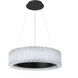 Rhiannon 1 Light 28.13 inch Black Chandelier Ceiling Light in 28in.