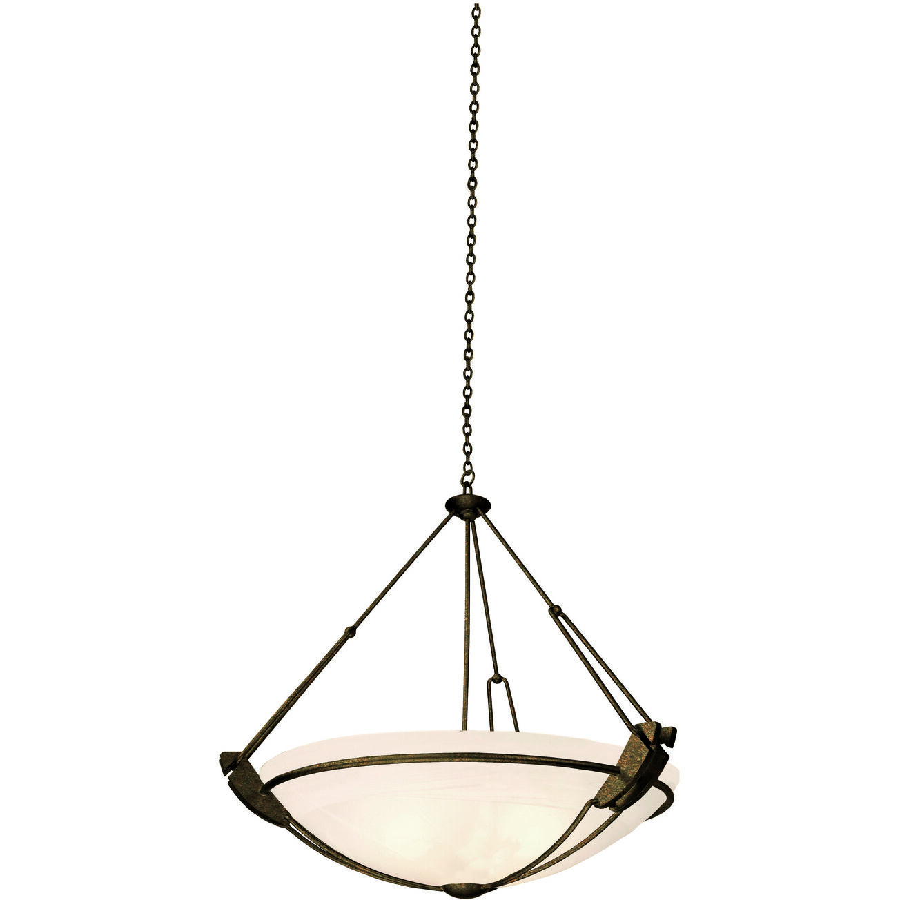 Grande 3 Light 24 inch Antique Copper Pendant Ceiling Light