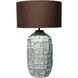 Labron 29 inch 100.00 watt Grey Table Lamp Portable Light