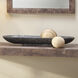 Long 8 X 4 inch Long Oval Bowl in Grey Marble