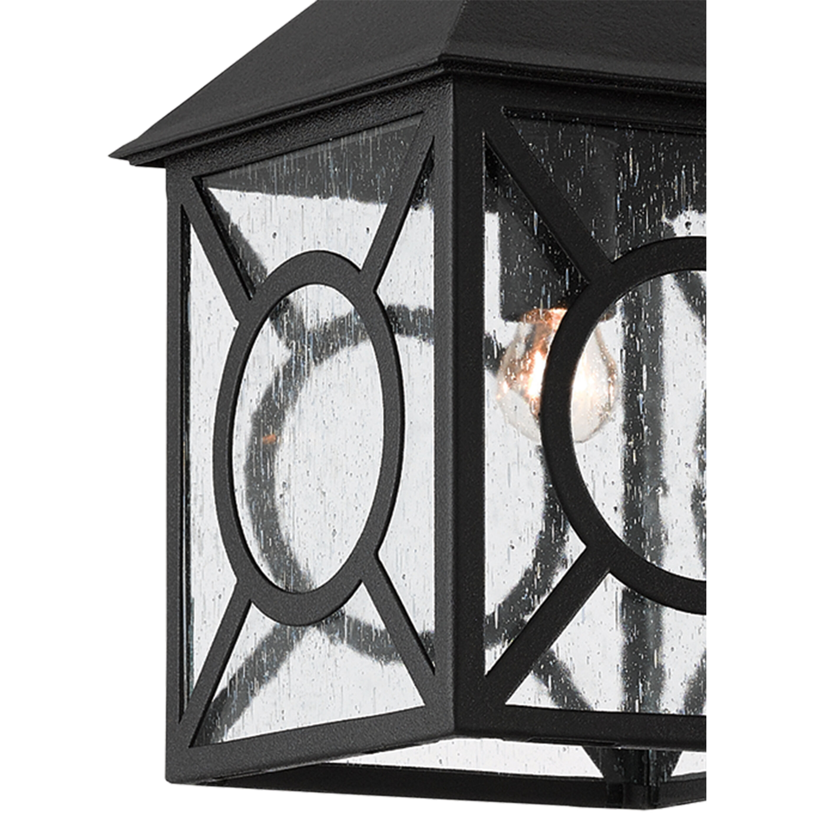 Ripley 1 Light 10 inch Midnight Outdoor Hanging Lantern, Small