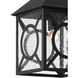 Ripley 1 Light 10 inch Midnight Outdoor Hanging Lantern, Small