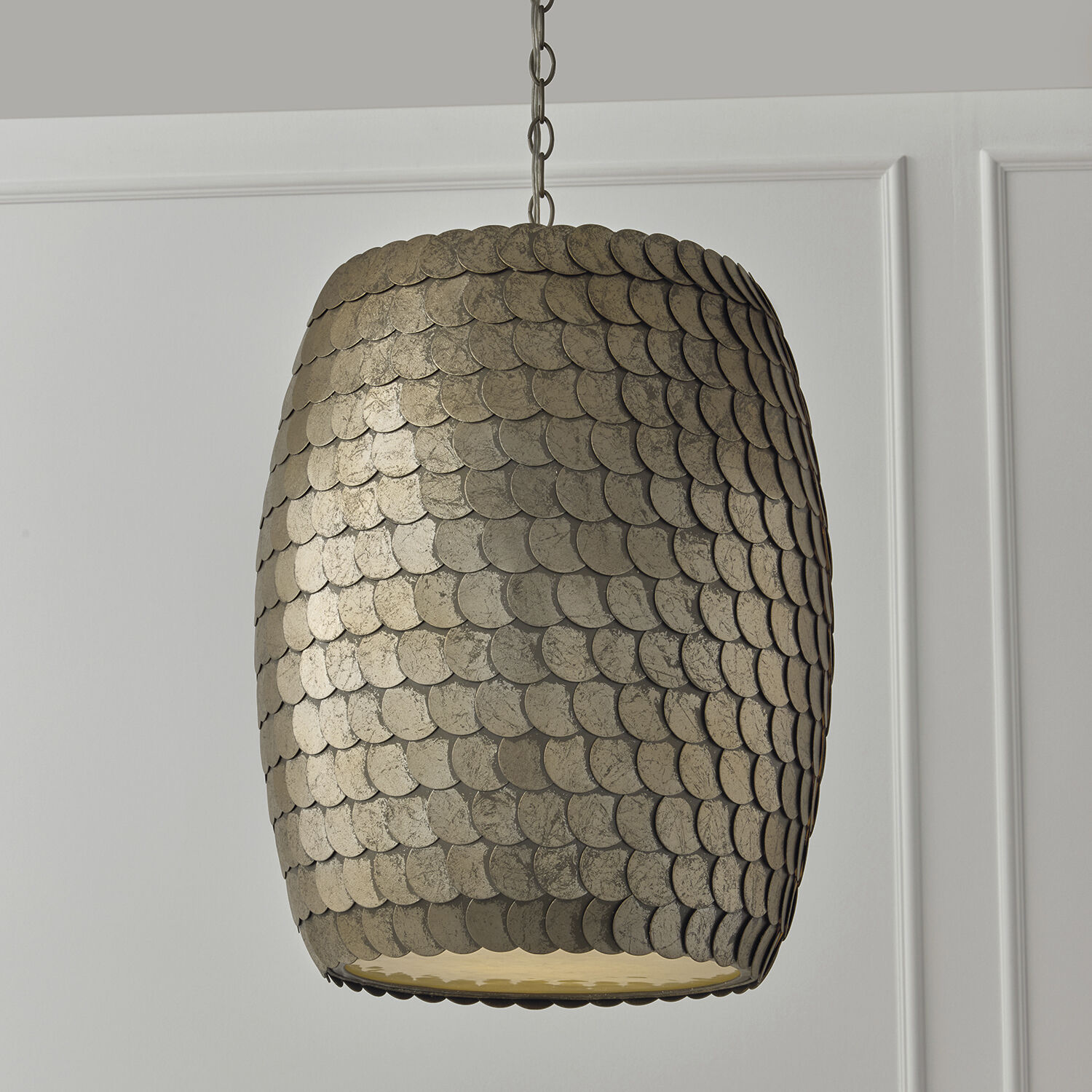 Delphine 1 Light 15 inch Grecian Luster Pendant Ceiling Light