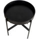 Ace 19 X 18 inch Black Tray Side Table