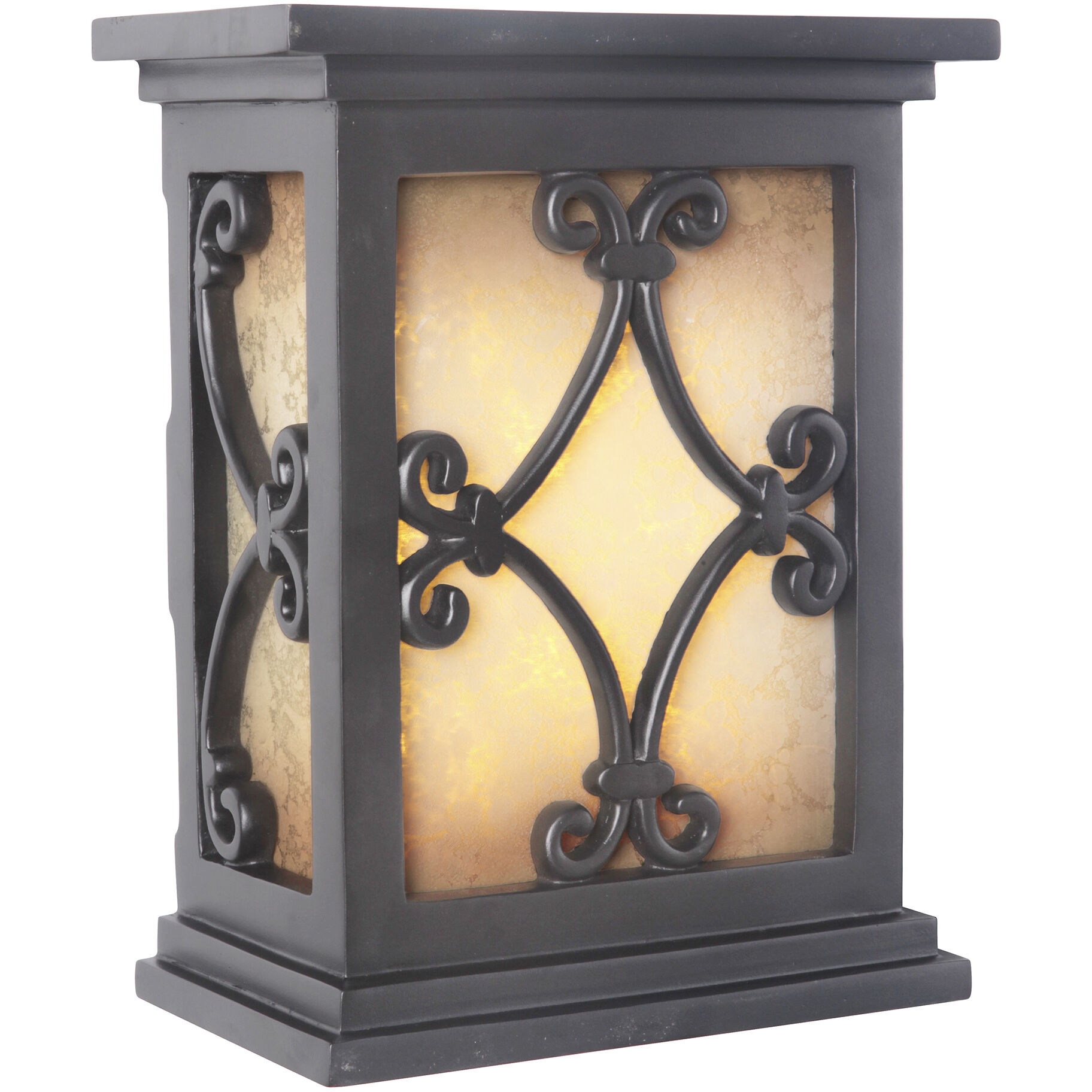 Illuminated Door Black Lighted LED Chime 