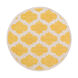 Arise 72 X 72 inch Saffron Indoor Area Rug, Round