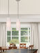 Meridian 1 Light 5 inch Brushed Nickel Mini Pendant Ceiling Light