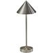 Ritchie 16 inch 2.00 watt Brushed Steel LED Cordless Table Lamp Portable Light