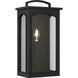 C&M by Chapman & Myers Modesto 1 Light 15.38 inch Textured Black Outdoor Wall Lantern