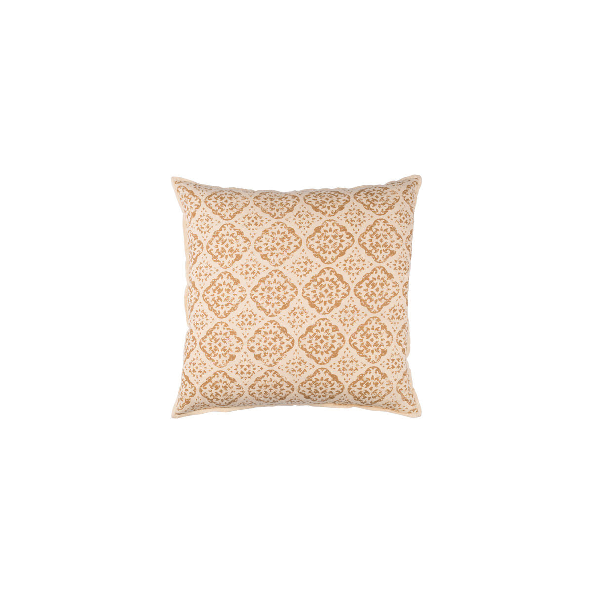 D Orsay 20 X 20 inch Beige and Camel Throw Pillow